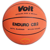 A basketball displaying the phrase enduro cb2, highlighting its branding.